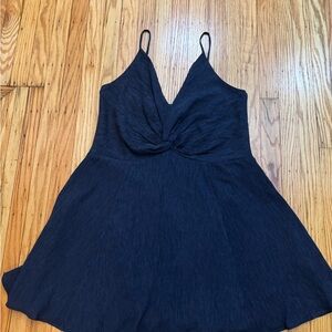 NWT Abercrombie & Fitch Blue Spaghetti Strap Mini Sundress
